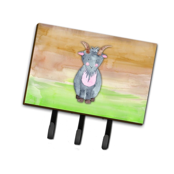 Carolines Treasures Goat Watercolor Leash or Key Holder BB7413TH68 - main